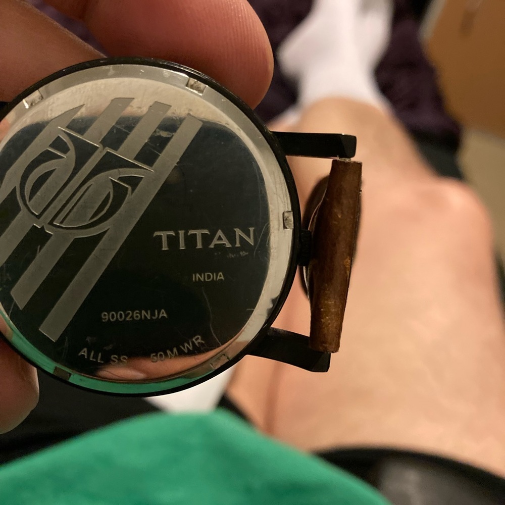 Titan Black Dial Analog Display Watch - image 2